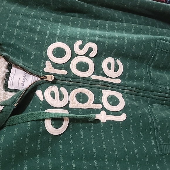 AERO FAUX FUR LINED WARM ZIP SWEATER SZ XXL - Picture 9 of 11